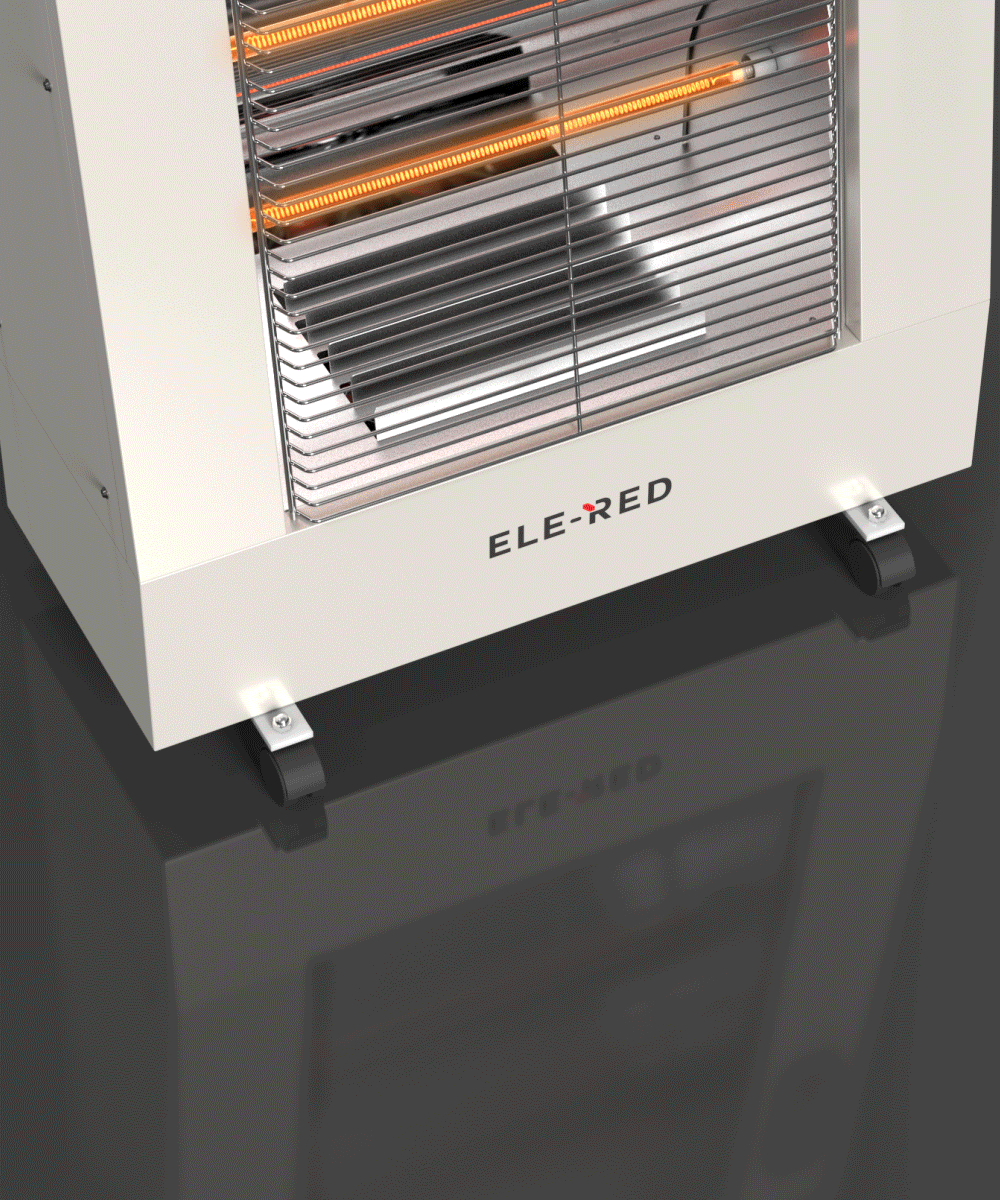 3D Ceramic Coil Electric Heater 기능 상세페이지 송풍팬으로 온열+온풍 실현 빠른 온도 상승 효과