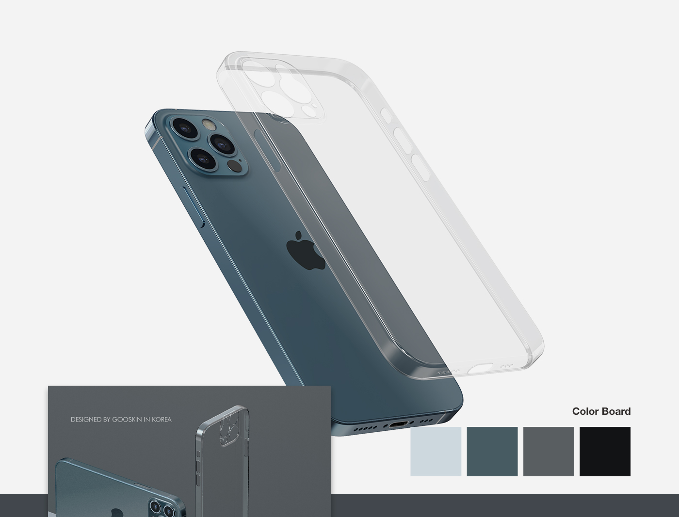 Iphone 12Pro Nudie Phone Case 3D 이미지