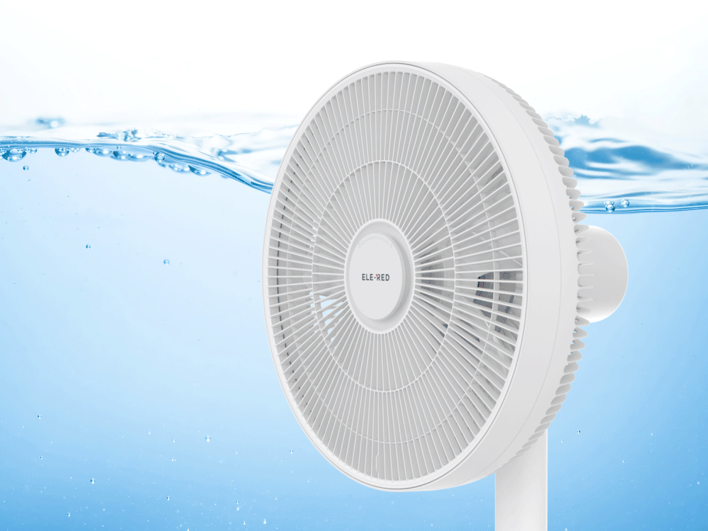 Smart Fan 3D 분할 gif, 손쉽게 안전망을 분리 후 깨끗이 청소하여 건강하게 사용
