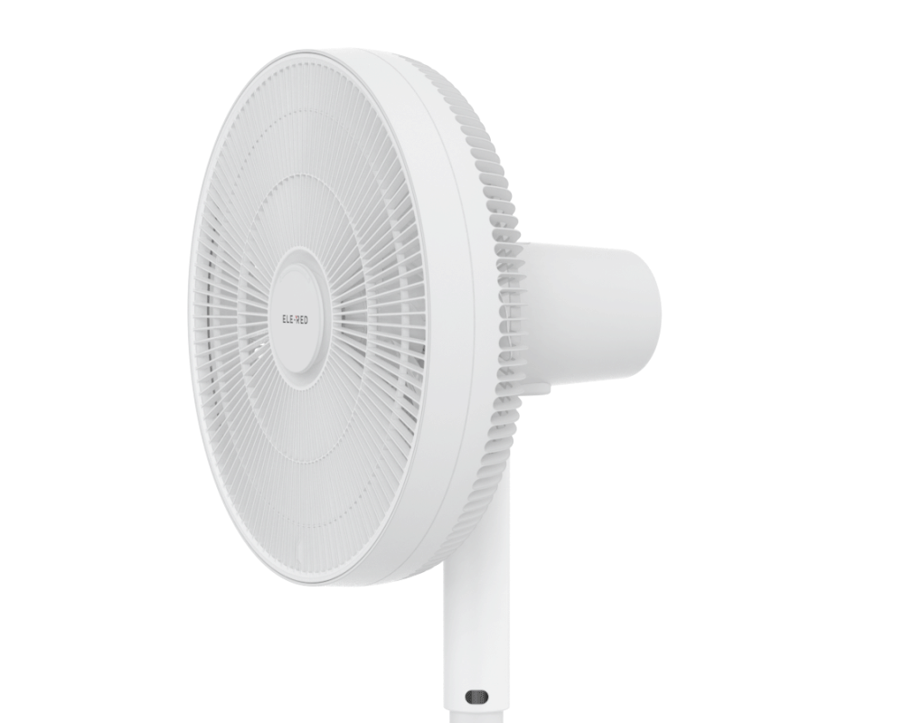 Smart Fan 3D 기능 상세 gif, 좌동 회전 좌우로 120° 위로 25° 아래로 15°