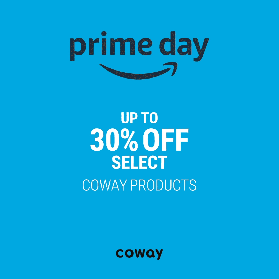 Coway Amazon Prime day SNS Seasonal MKT, up tp 30% off select coway products