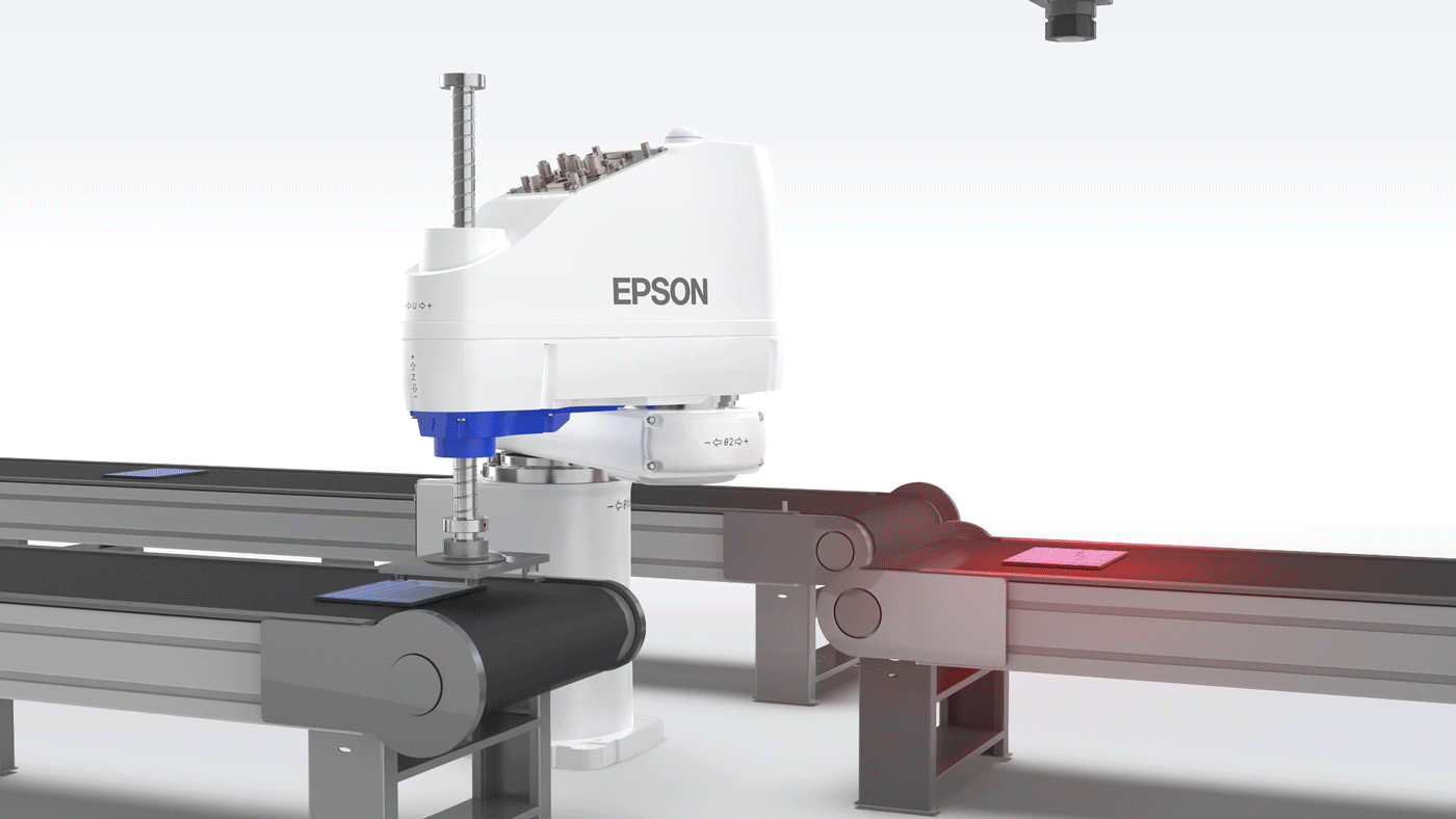 epson Robotic arm 3D simulation