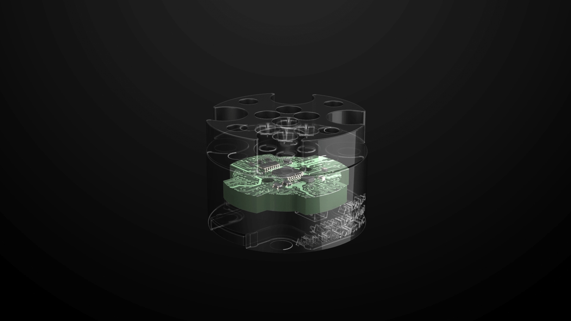AIDIN ROBOTICS_AFT Mini Sensor 3D simulation