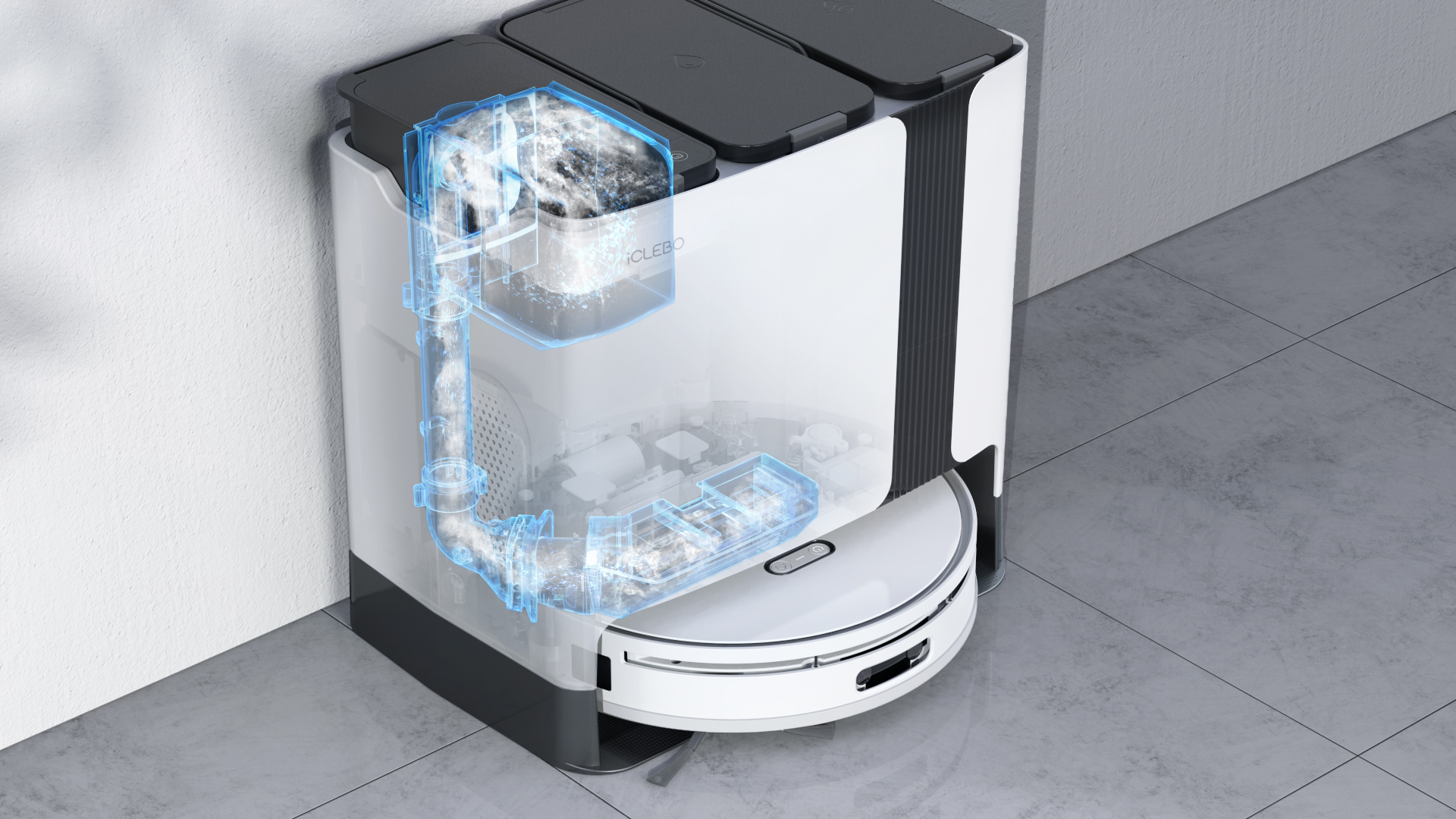 ULTRA 365 PRO 로봇 청소기 3D Image
